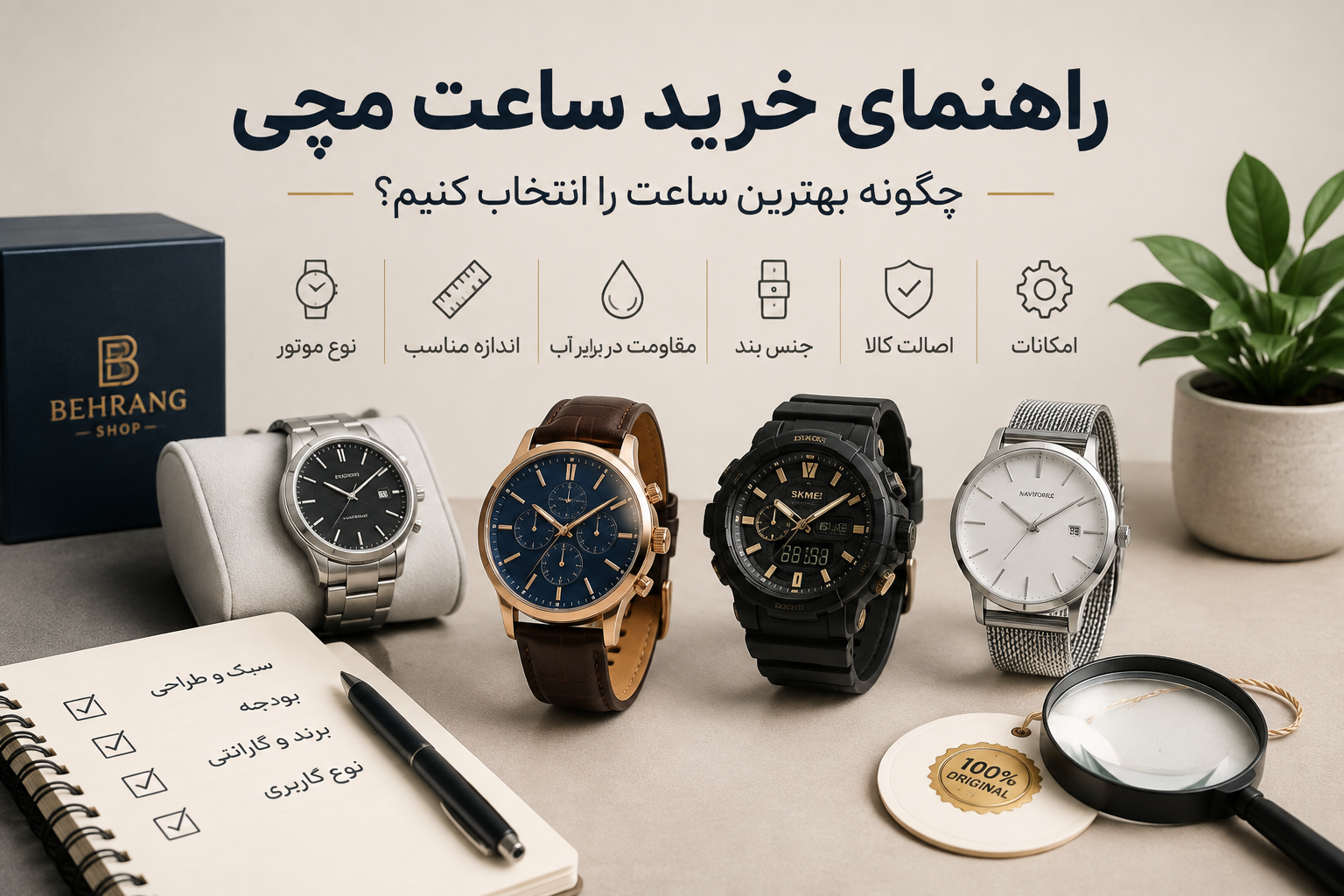 راهنمای خرید ساعت مچی؛ چگونه بهترین ساعت را انتخاب کنیم؟