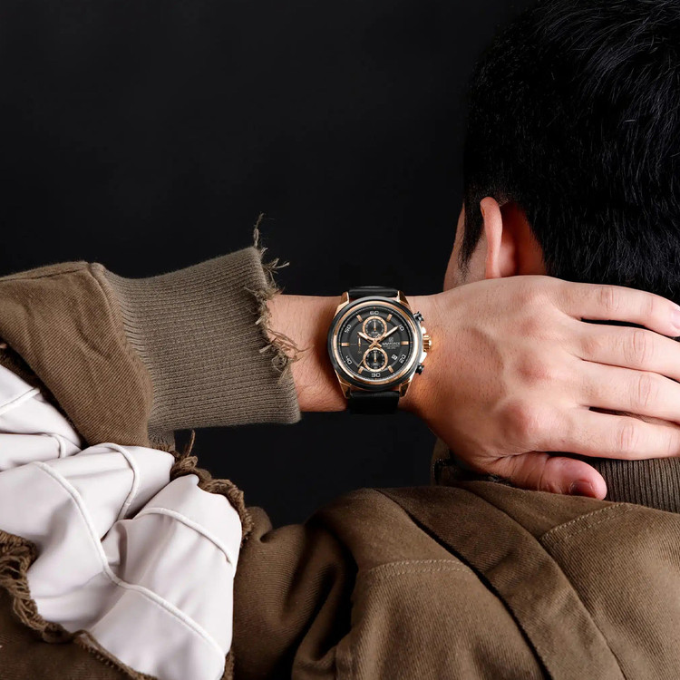 ساعت مچی عقربهای مردانه نیوی فورس مدل NF8075 RG/B/B - اورجینال