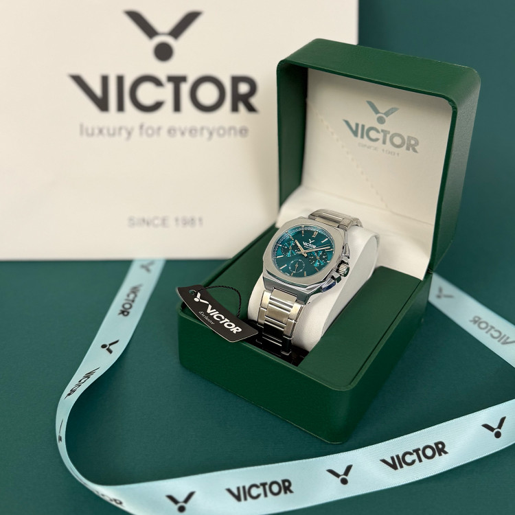 ساعت مچی عقربهای مردانه ویکتور مدل V5795-04 - اورجینال