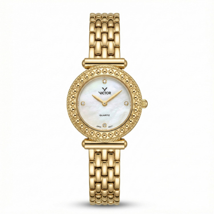 ساعت مچی عقربهای زنانه ویکتور مدل V5757-01 - اورجینال