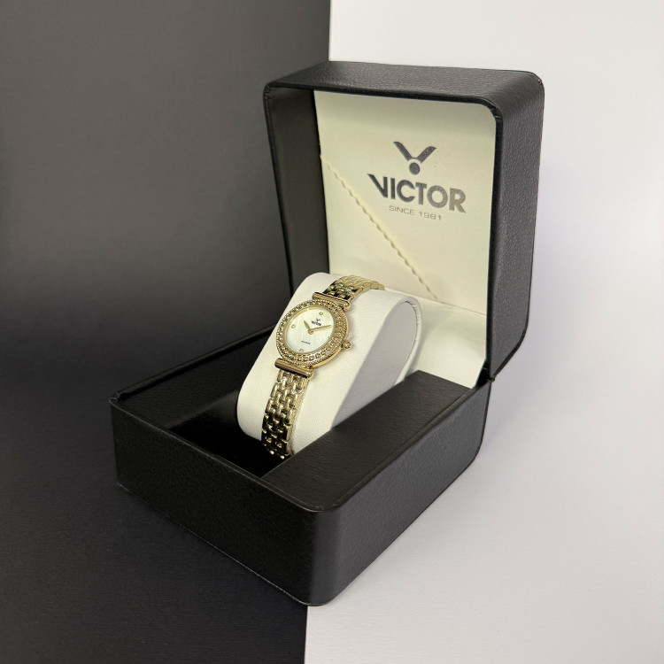 ساعت مچی عقربهای زنانه ویکتور مدل V5757-01 - اورجینال