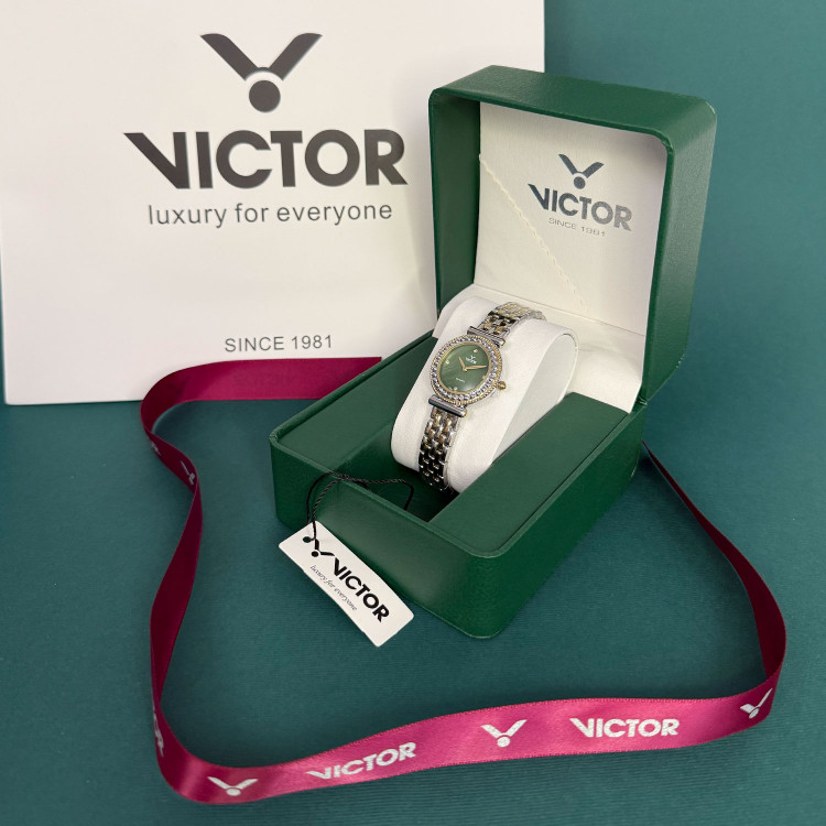 ساعت مچی عقربهای زنانه ویکتور مدل V5757-03 - اورجینال