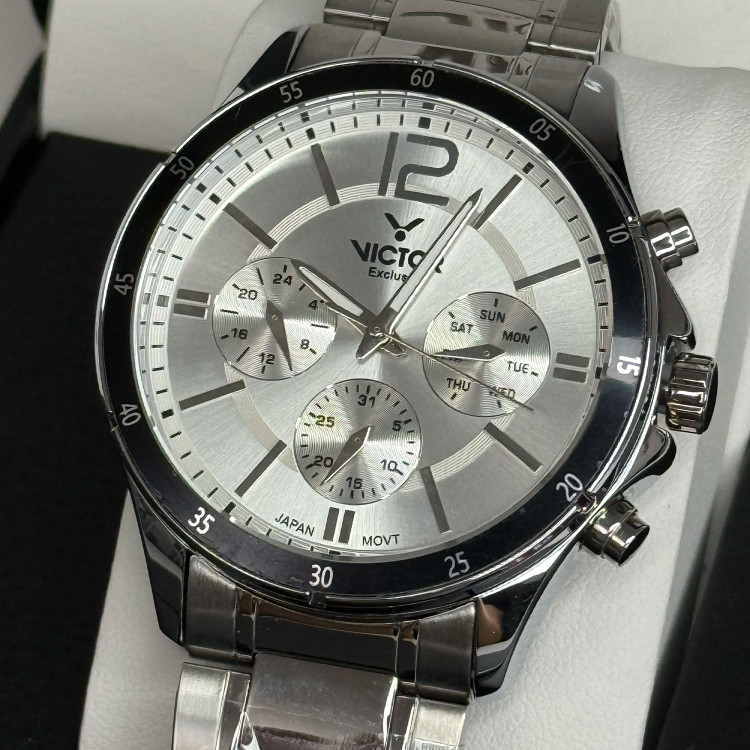 ساعت مچی عقربهای مردانه ویکتور مدل V5664-01 - اورجینال