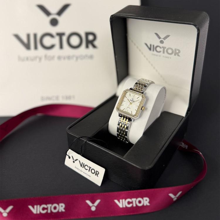 ساعت مچی عقربهای زنانه ویکتور مدل V5723-03 - اورجینال