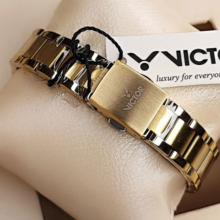 ساعت مچی عقربهای زنانه ویکتور مدل V5755-02 - اورجینال