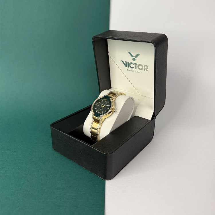 ساعت مچی عقربهای زنانه ویکتور مدل V5790-03 - اورجینال