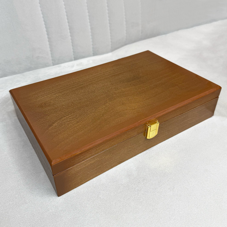 جعبه ساعت چوبی مدل W118 | با ظرفیت ۱۲ عدد ساعت