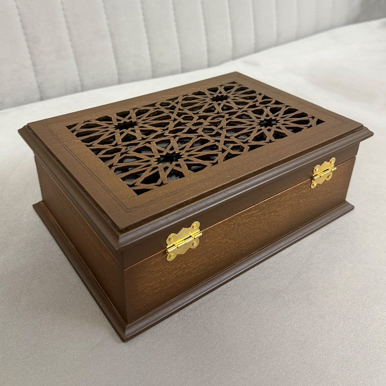 جعبه پذیرایی چوبی مدل S10۳ | مخصوص چای و دمنوش