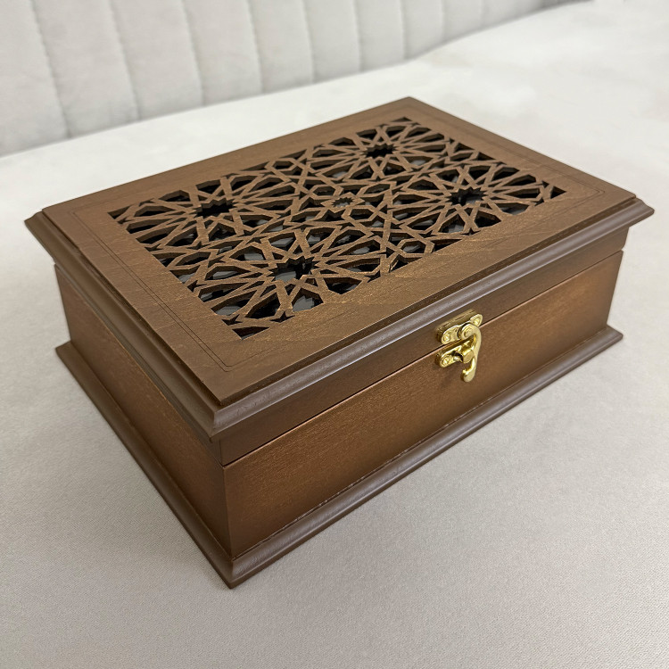 جعبه پذیرایی چوبی مدل S10۳ | مخصوص چای و دمنوش