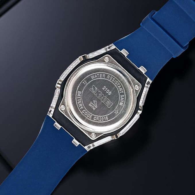 ساعت مچی عقربهای ٖٖدیجیتال مردانه اسکمی مدل 2100 - اورجینال