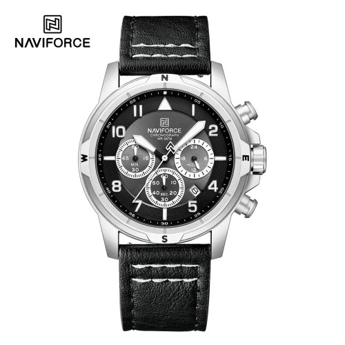 ساعت مچی عقربهای مردانه نیوی فورس مدل NF8077 S/B/B - اورجینال
