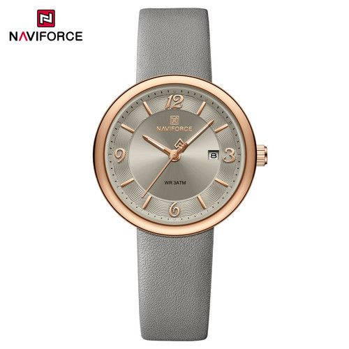 ساعت مچی عقربهای زنانه نیوی فورس مدل NF5076 RG/GY/GY - اورجینال